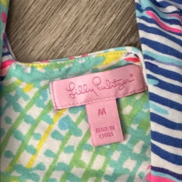 Lilly Pulitzer Sloane Maxi dress sleeveless Roar Of The Sea Size medium M - Picture 5 of 8